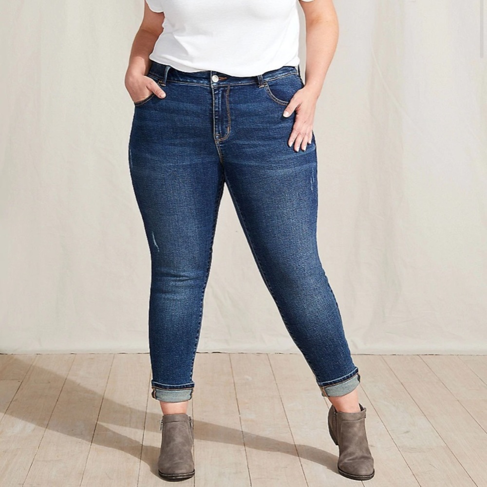 Maurices High Rise Cuff Jegging